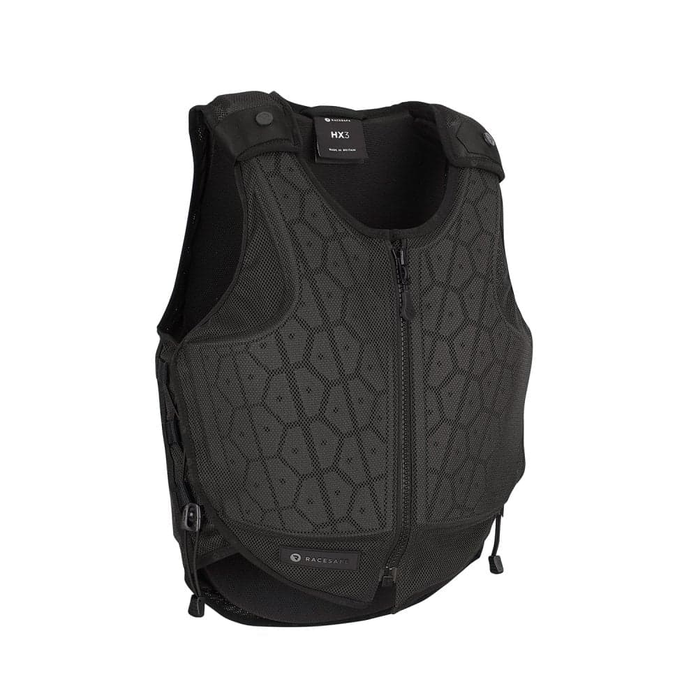 Racesafe HX3 Childrens Body Protector - Black Size: Large Short