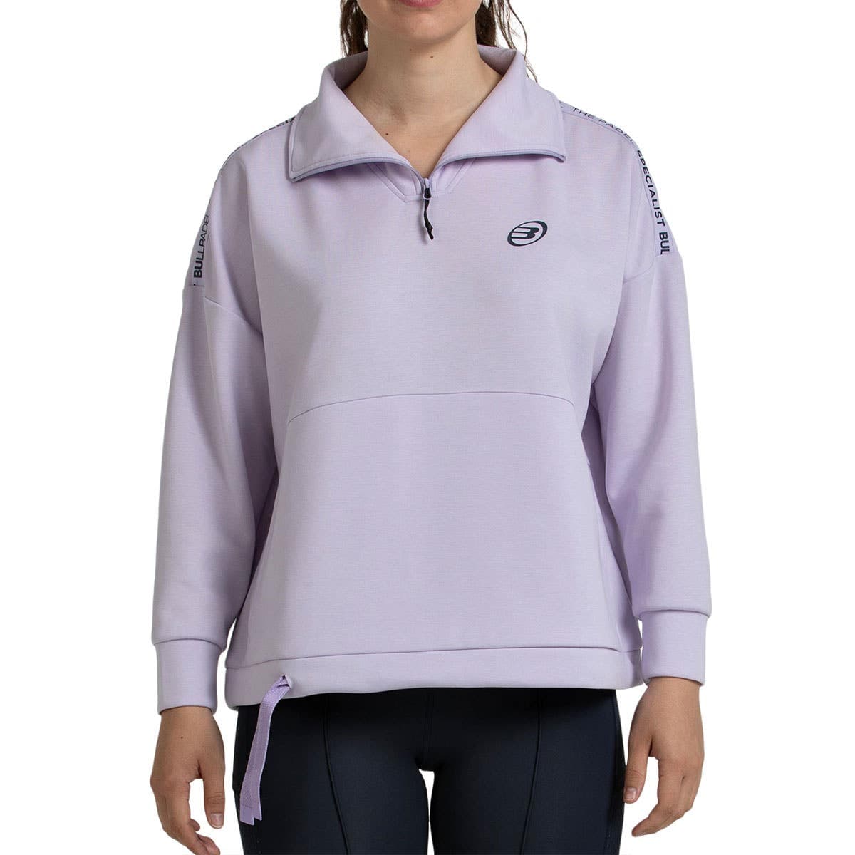 Sudadera Bullpadel Alasia 027 Lila Pastel Mujer Xs