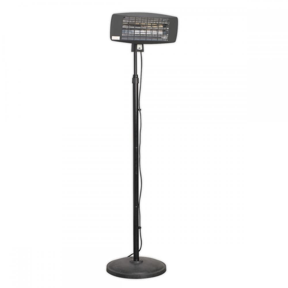 Sealey IFSH2003 Infrared Quartz Patio Heater 2000W/230V With Telescopic Floor Stand
