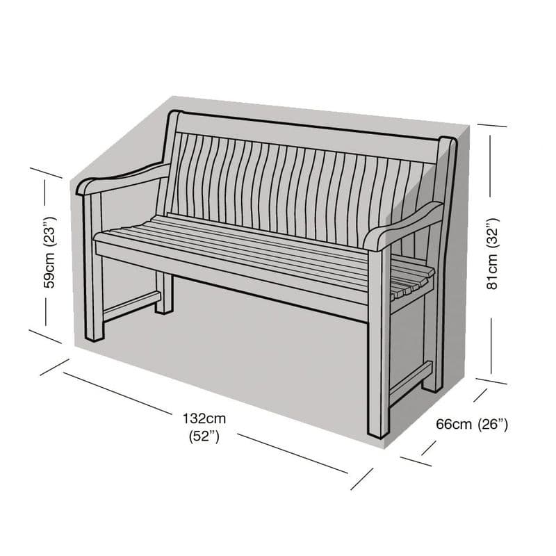 Premium Super Tough 2 Seater Bench Cover - Green